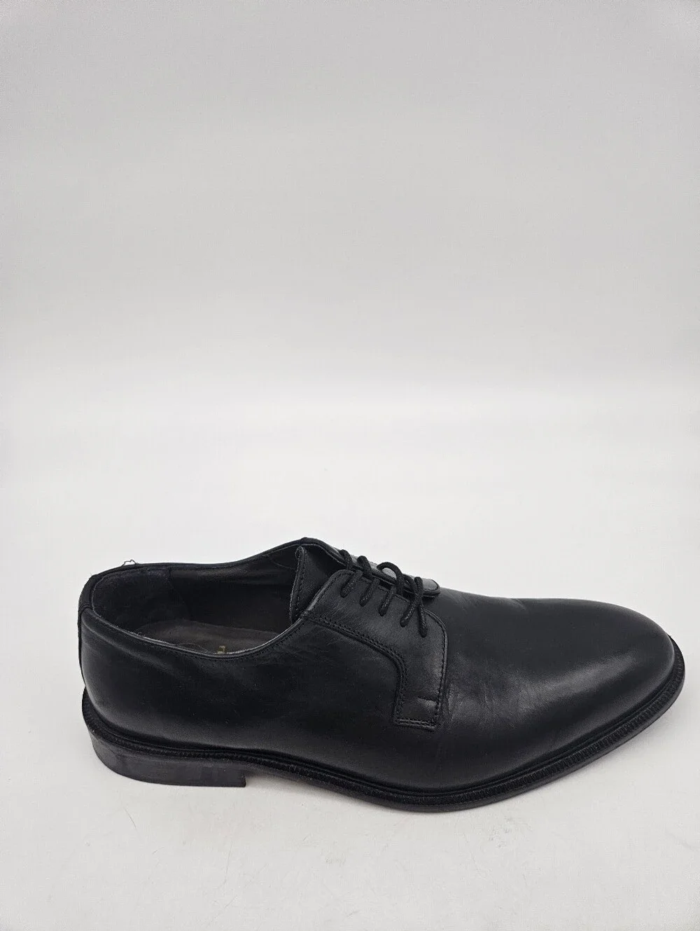 Bruno Magli Reno Leather Derby Men Black Sz 10